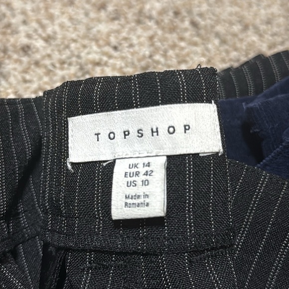 Lot of Three Pairs Pants - Olive Jean, Black Pinstripe, and Navy Corduroy - Picture 3 of 4